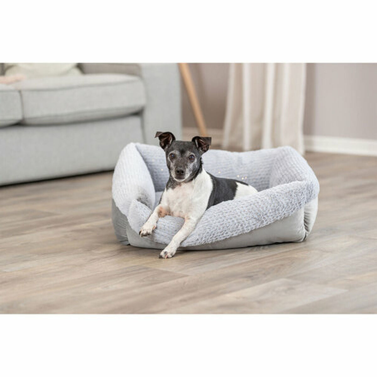 Dog Bed Trixie Livia Soft Grey 100 x 70 cm