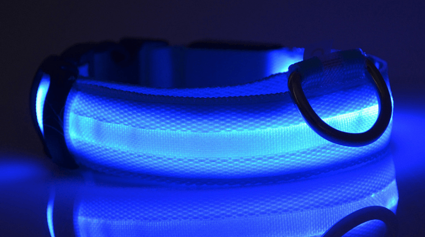 Luminous Glow-In-The-Dark Led Pet Collar: The Ultimate Night Safety Accessory For Dogs And Cats