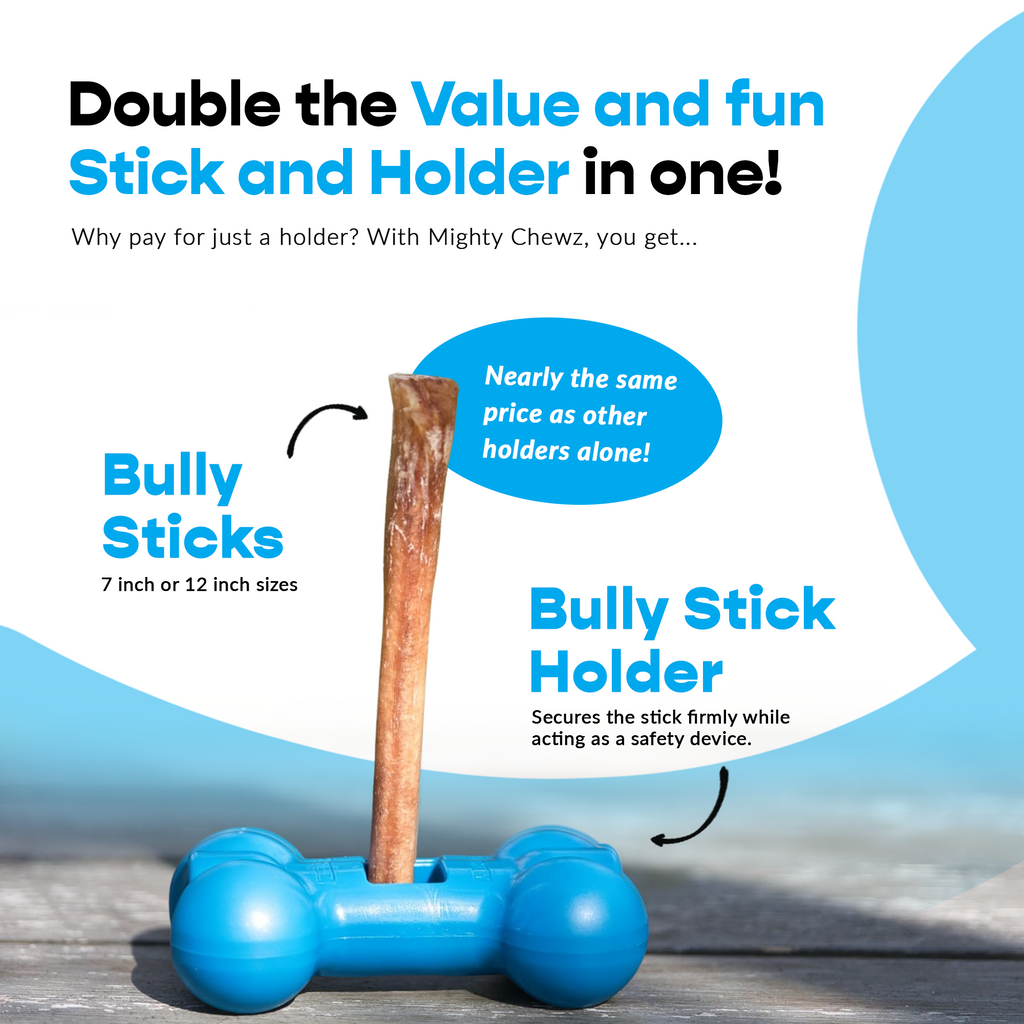 7" Thick Bully Sticks - Bully Bone Included