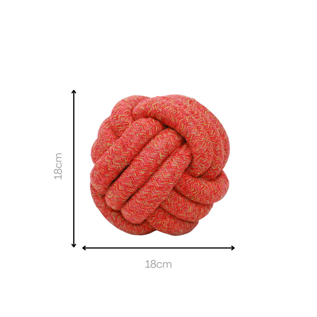 The Sunshine Red Collection of Jumbo Rope Ball Toy