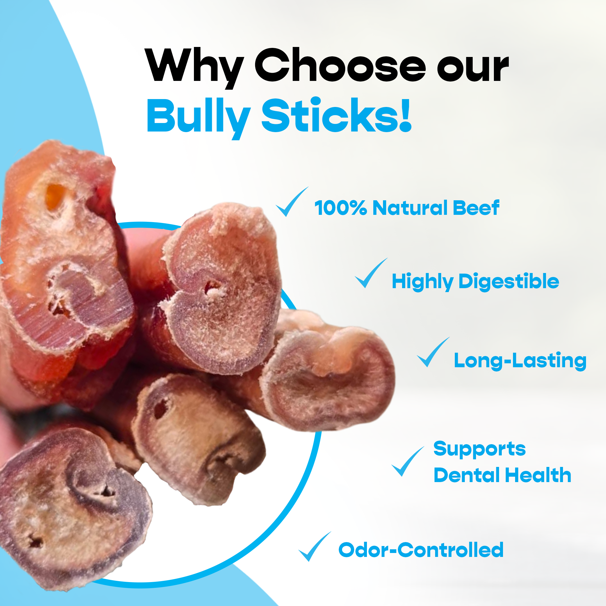 7" Jumbo Bully Sticks - Refill Pack