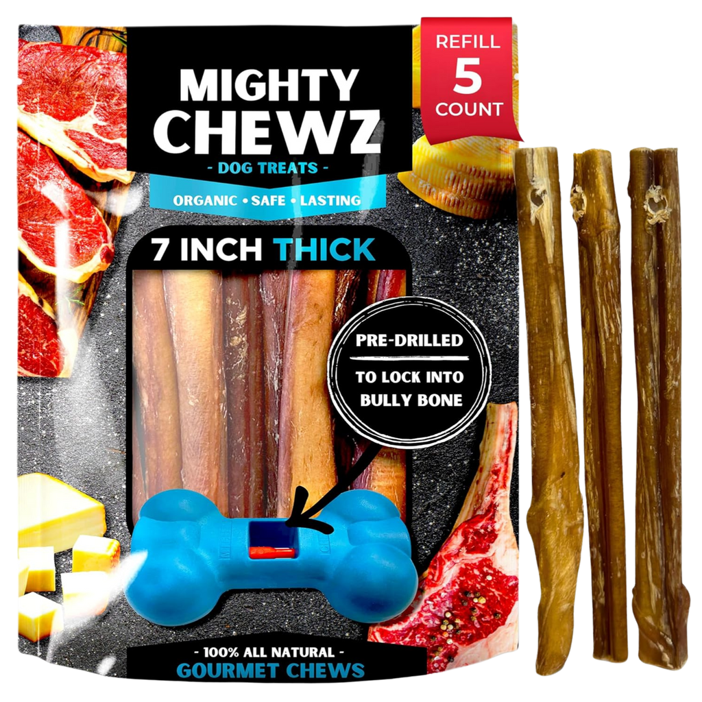 7" Thick Bully Sticks - Refill Pack