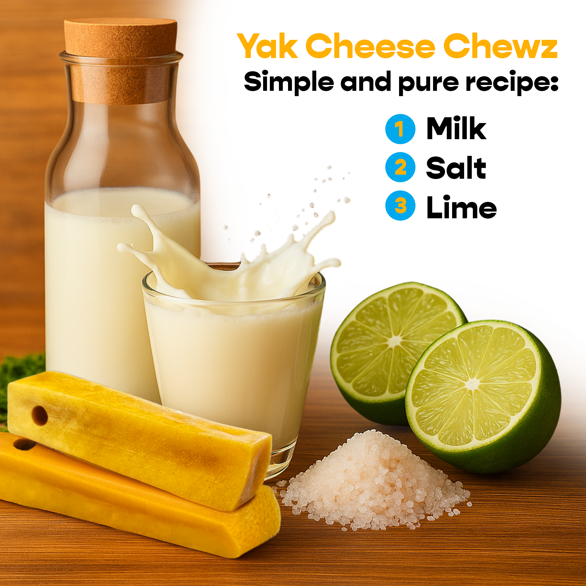 4 Pack Medium Yak Cheese - Refill Pack