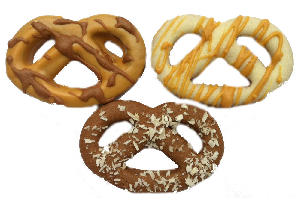 Pretzel Shaped Dog Treats (Qty 24)